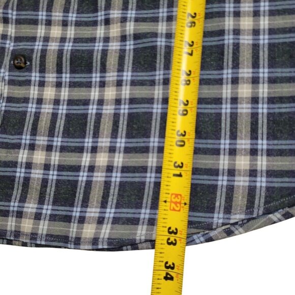 Peter Millar Mens Blue‎ Plaid Button-Up Shirt XXL Cotton Preppy Career - Picture 3 of 7